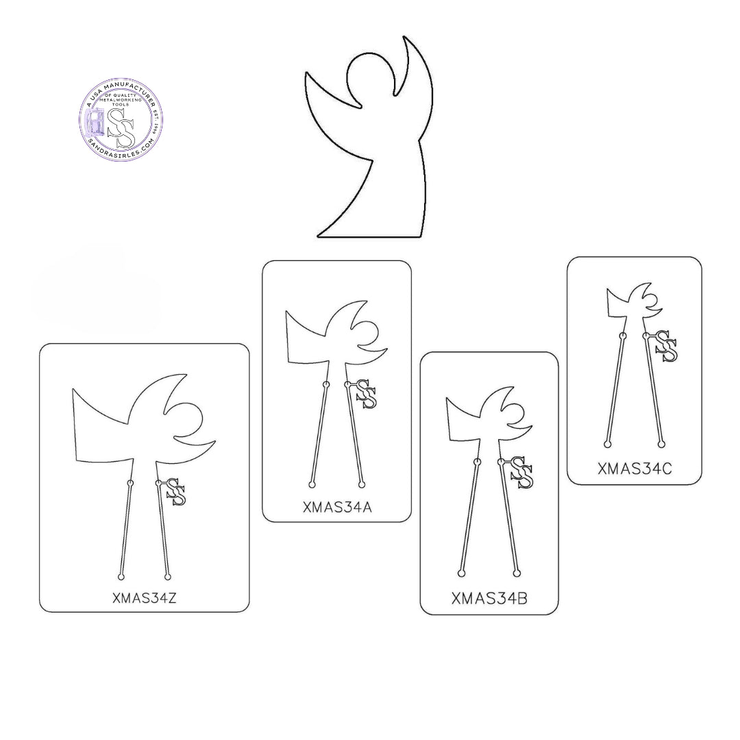 PANCAKE DIE XMAS34 ANGEL